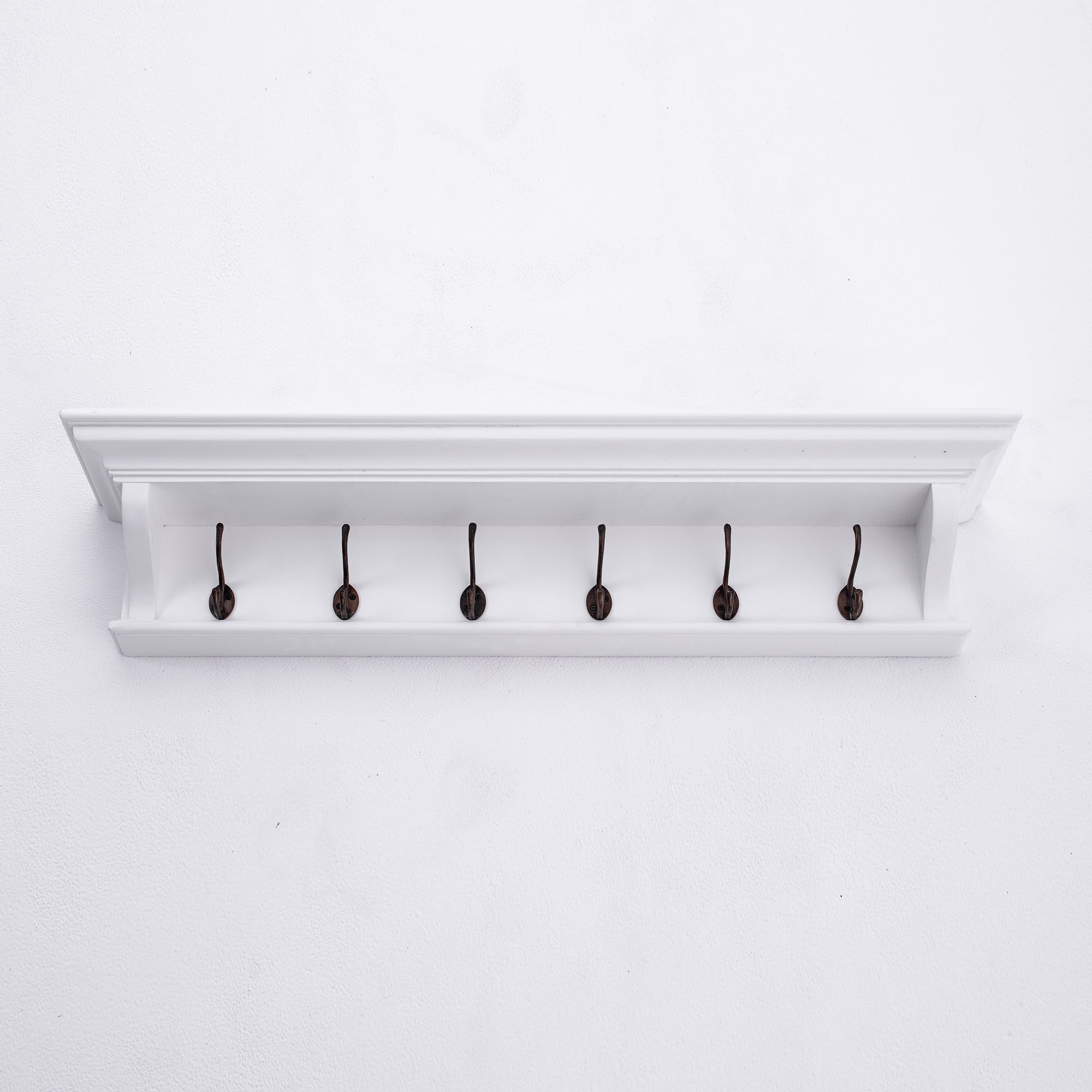 6 hook coat rack