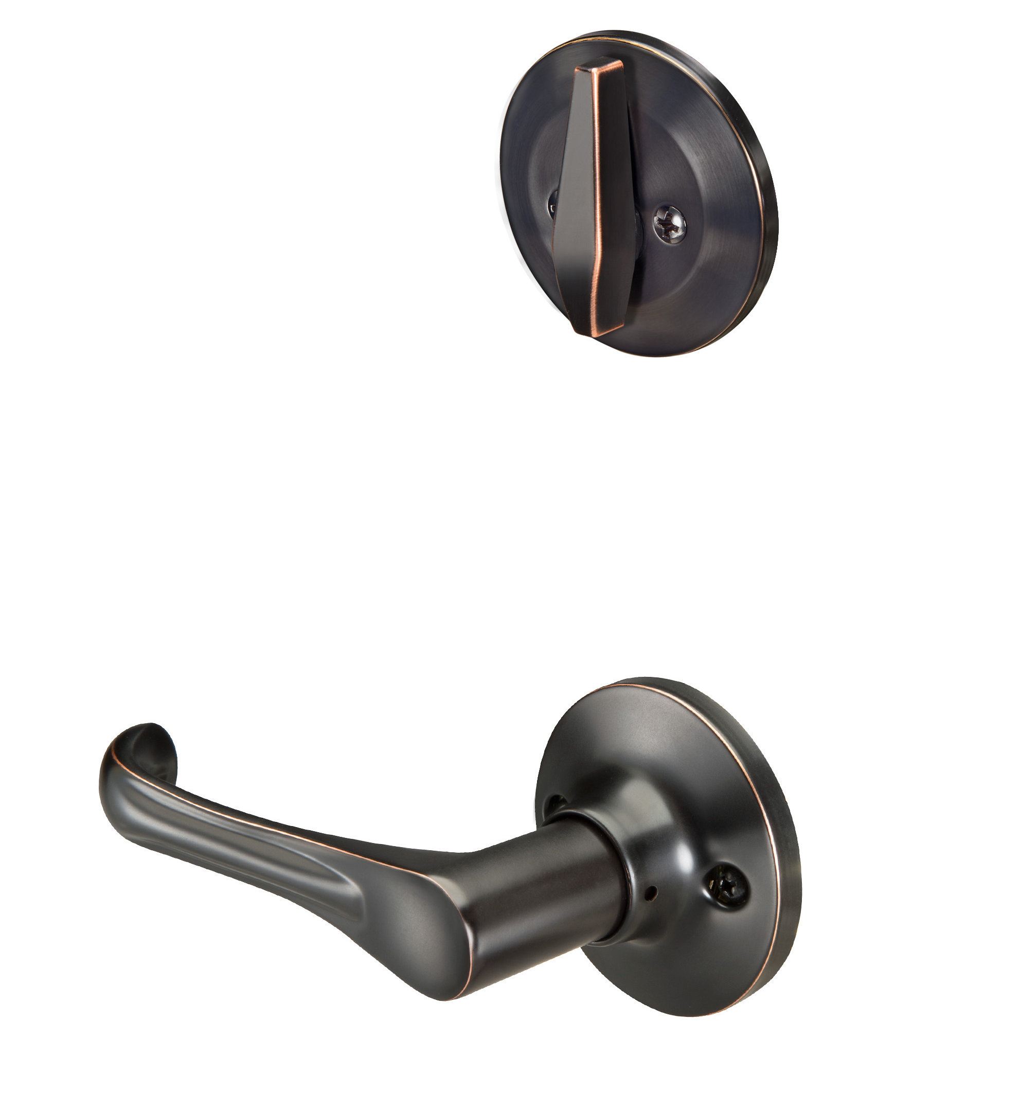 Yale Single Cylinder Interior Lever Set Exterior Portion Sold Separately Wayfair