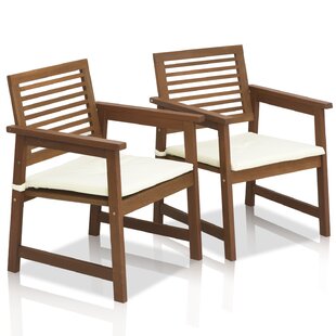View Arianna Patio Chair with Cushions Set of