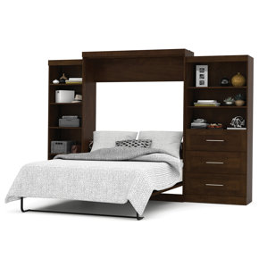 Rudolph Queen Murphy Bed by Latitude Run