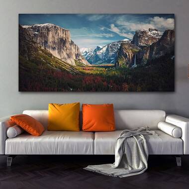 Just After Dawn Yosemite California Digital Photography National Parks Mountains Hiking Nature Photography Wall Art Print Themed Room