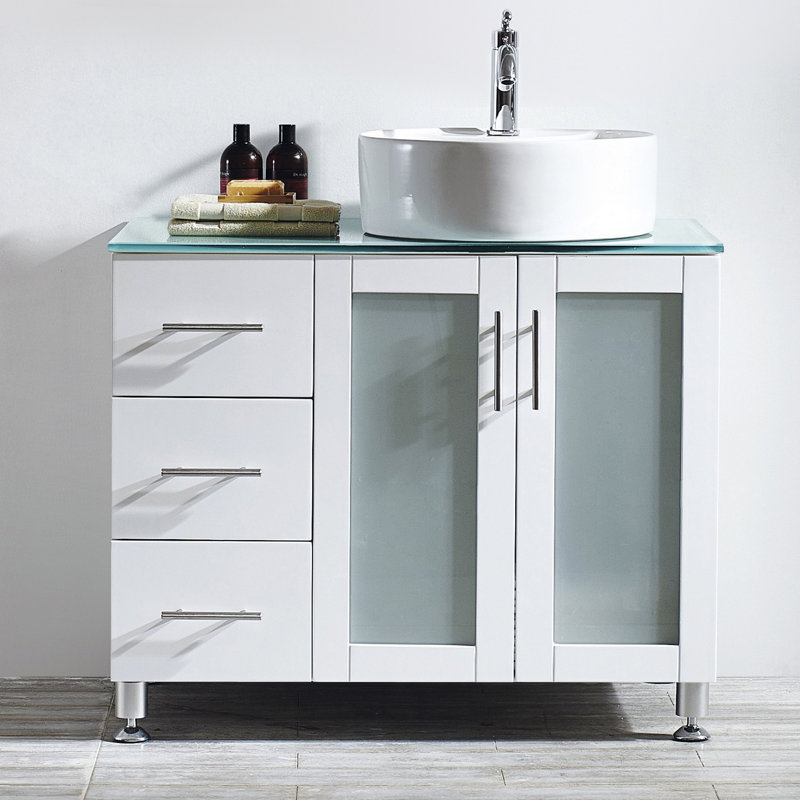Mercury Row Boswell 36 Single Bathroom Vanity Set Reviews Wayfair Boswell 36 Single Bathroom Vanity Set