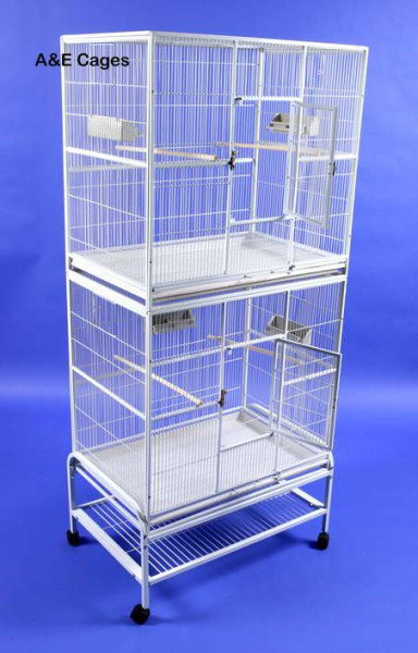 double flight bird cage