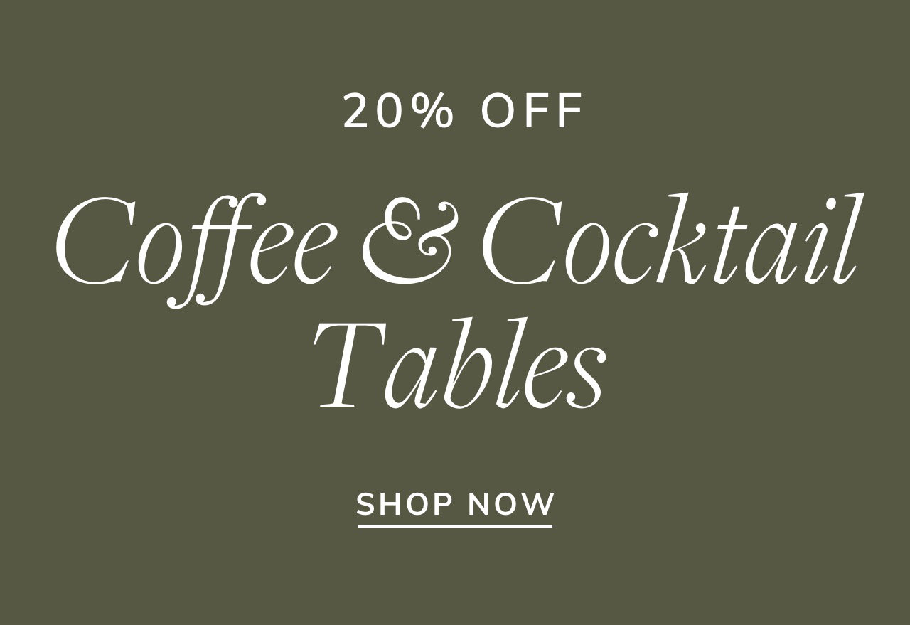 Coffee & Cocktail Table Sale