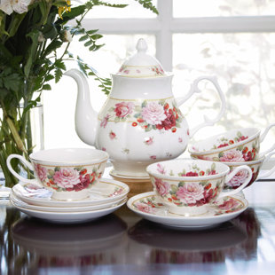 Decorative And Dainty Tea Party Teapot SAKURA Teapot Small Teapot Pink Flowers Vintage Kitchen Decor