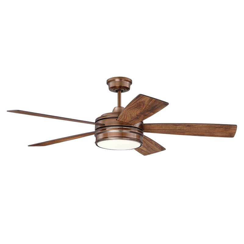 Greyleigh 52 Winchcombe 5 Blade Led Ceiling Fan With Remote Light