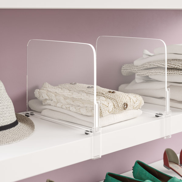 Closet Shelf Organizer White Lynk Shelf Dividers