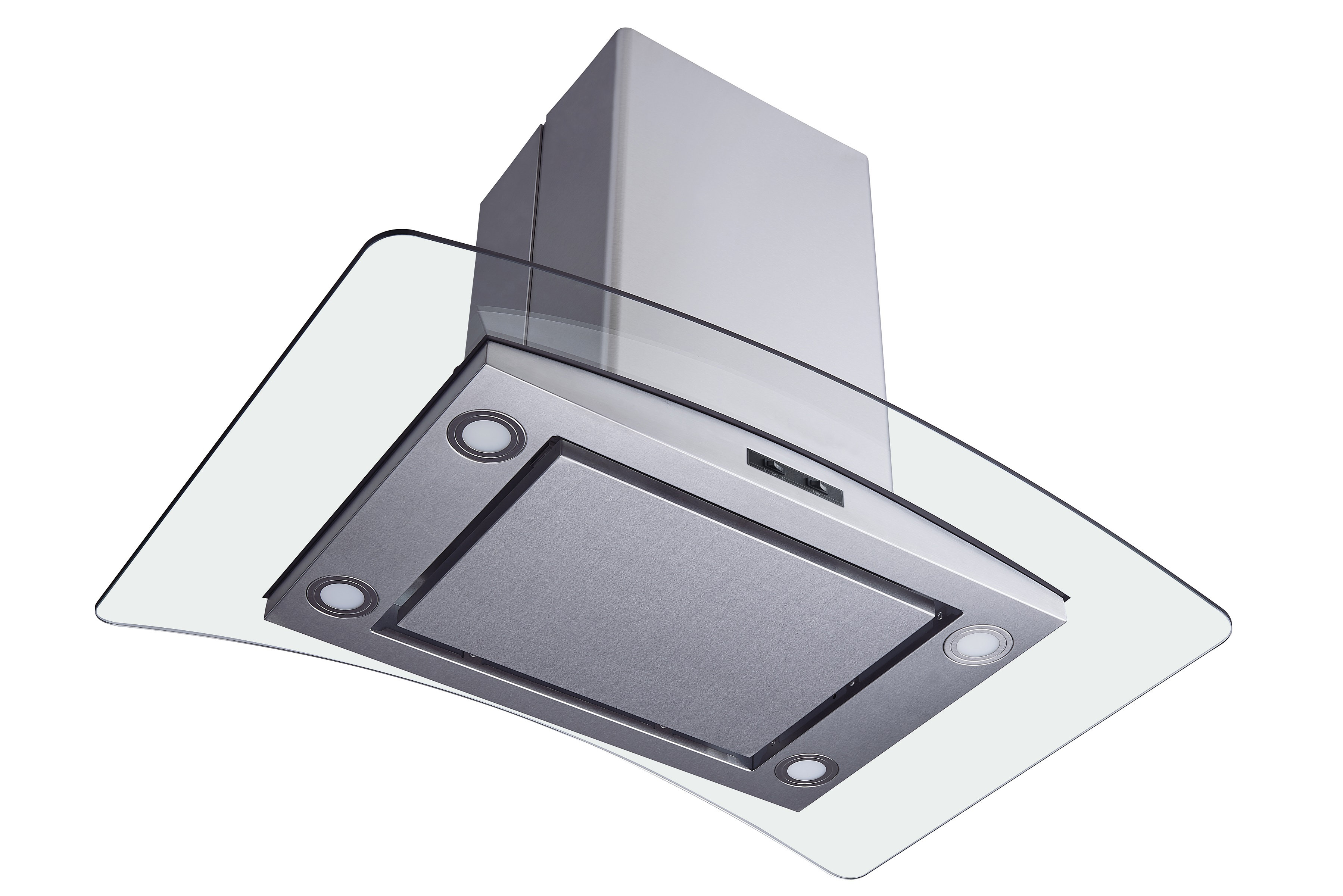 Winflo 30" 267 CFM Convertible Island Range Hood in Stainless Steel