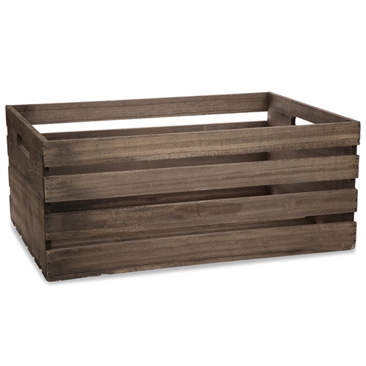 Breakwater Bay Solid Wood Crate & Reviews 