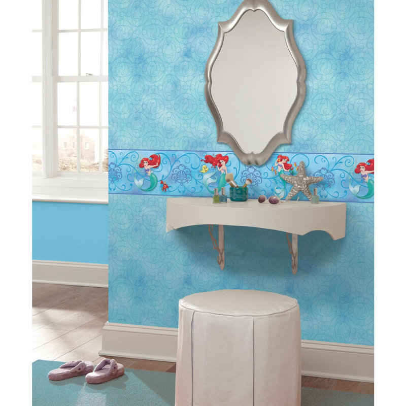 York Wallcoverings Disney Kids Iii The Little Mermaid 15 L X 9 W