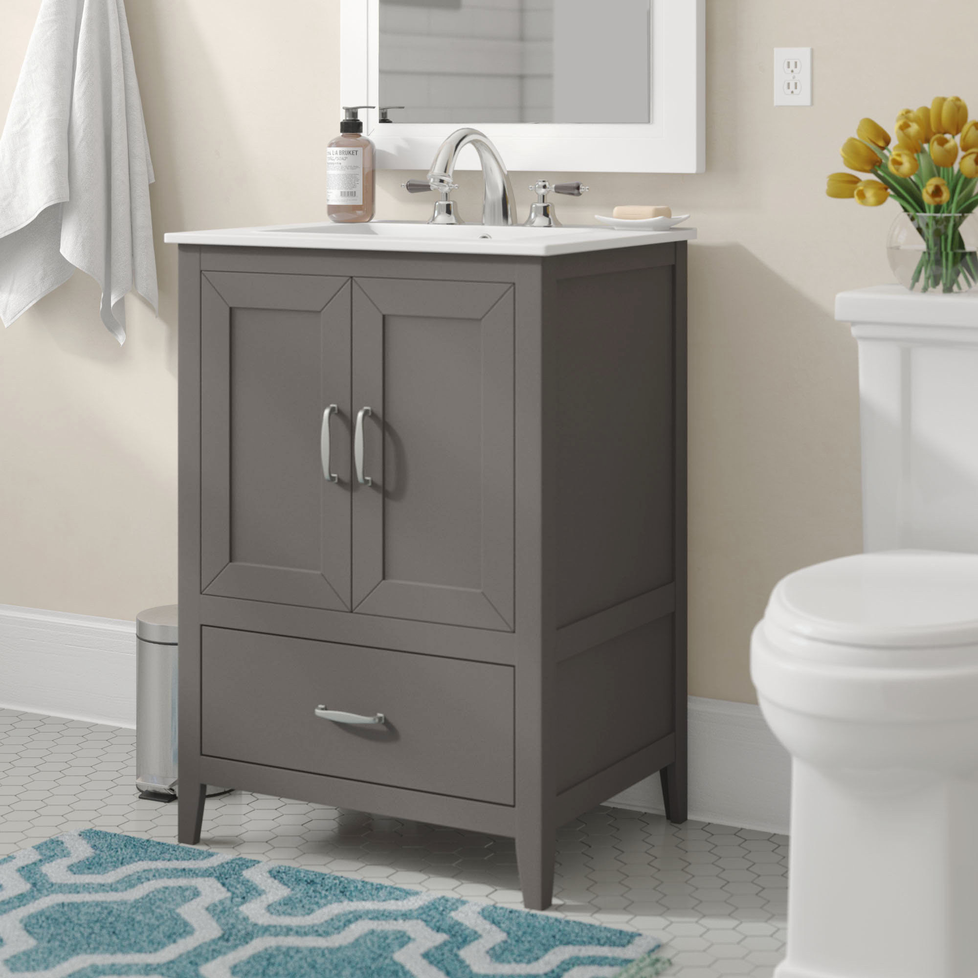 Charlton Home Crist 24 Single Bathroom Vanity Set Reviews Wayfair