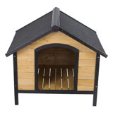 arf frame dog house with dark frame