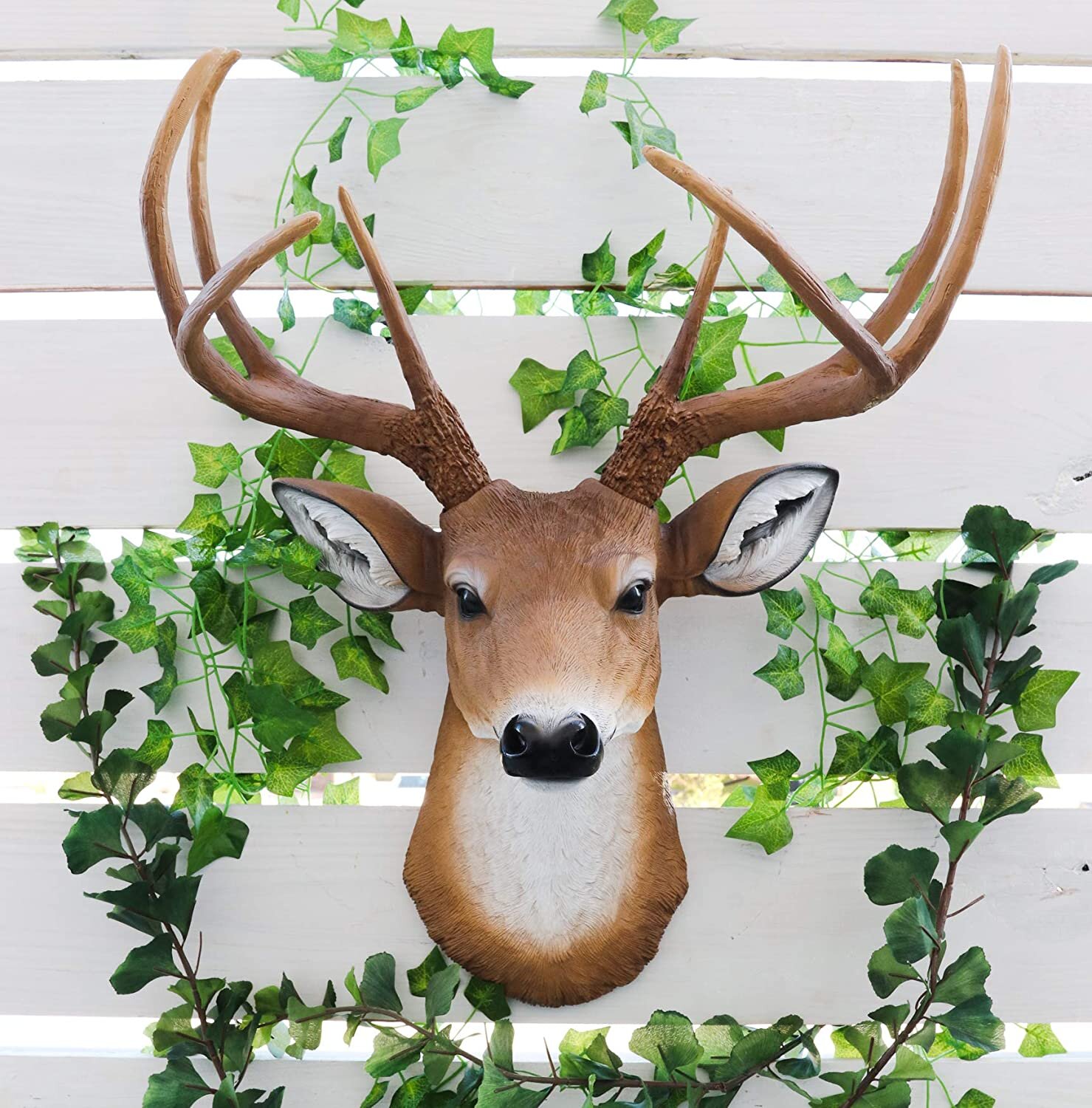 Simple Designs Simple Designs Rustic Deer Buck Nature Printed Ceramic Farmhouse
