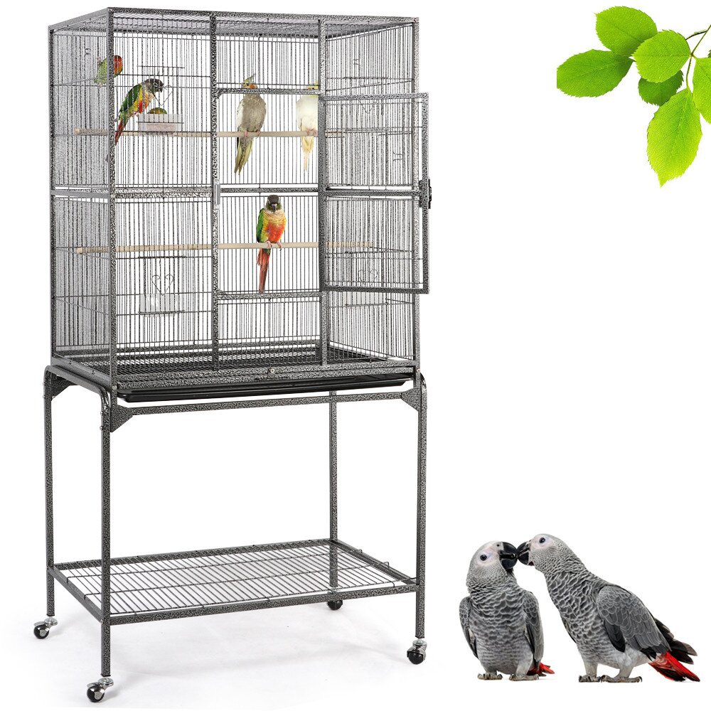 parrot bird cages on wheels