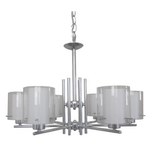 Go to store & view more images Dominic 6-Light Shaded Chandelier by Whitfield Lighting