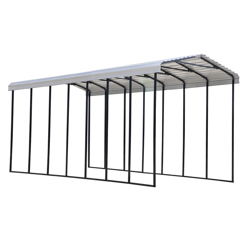 Arrow Carport 14 Ft X 33 Ft Canopy Wayfair