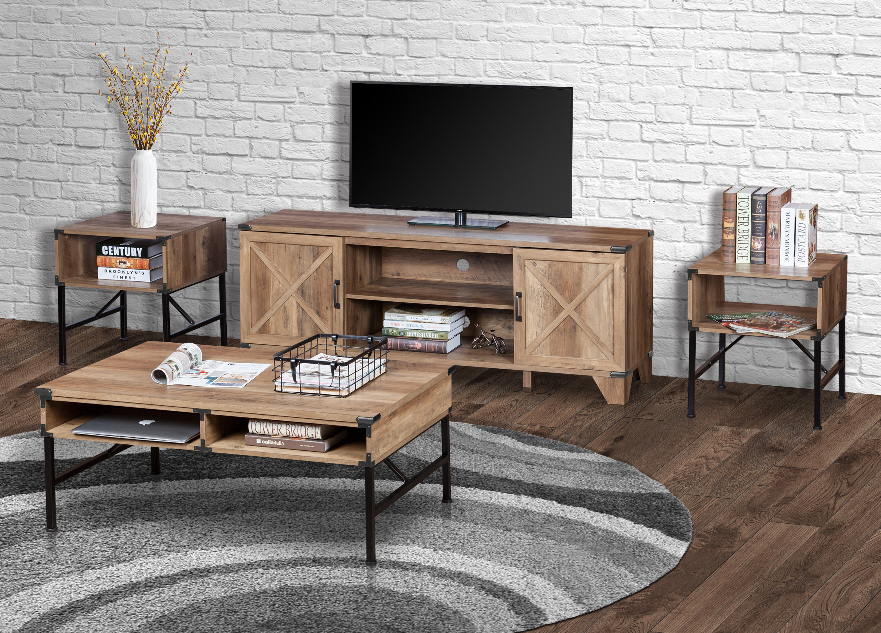 Pedraza 3 Piece Coffee Table Set Pedraza 3 Piece Coffee Table Set