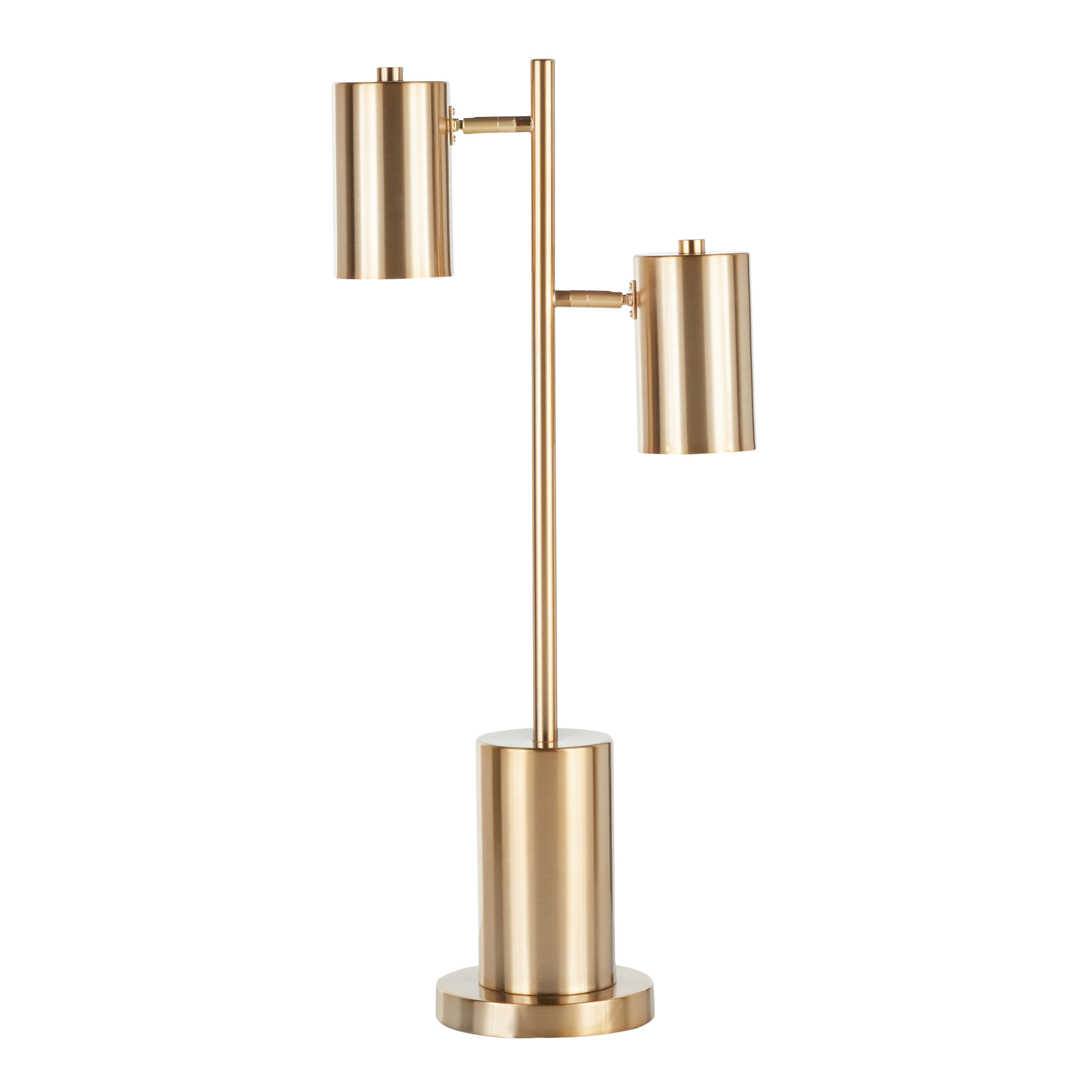 gold desk lamp