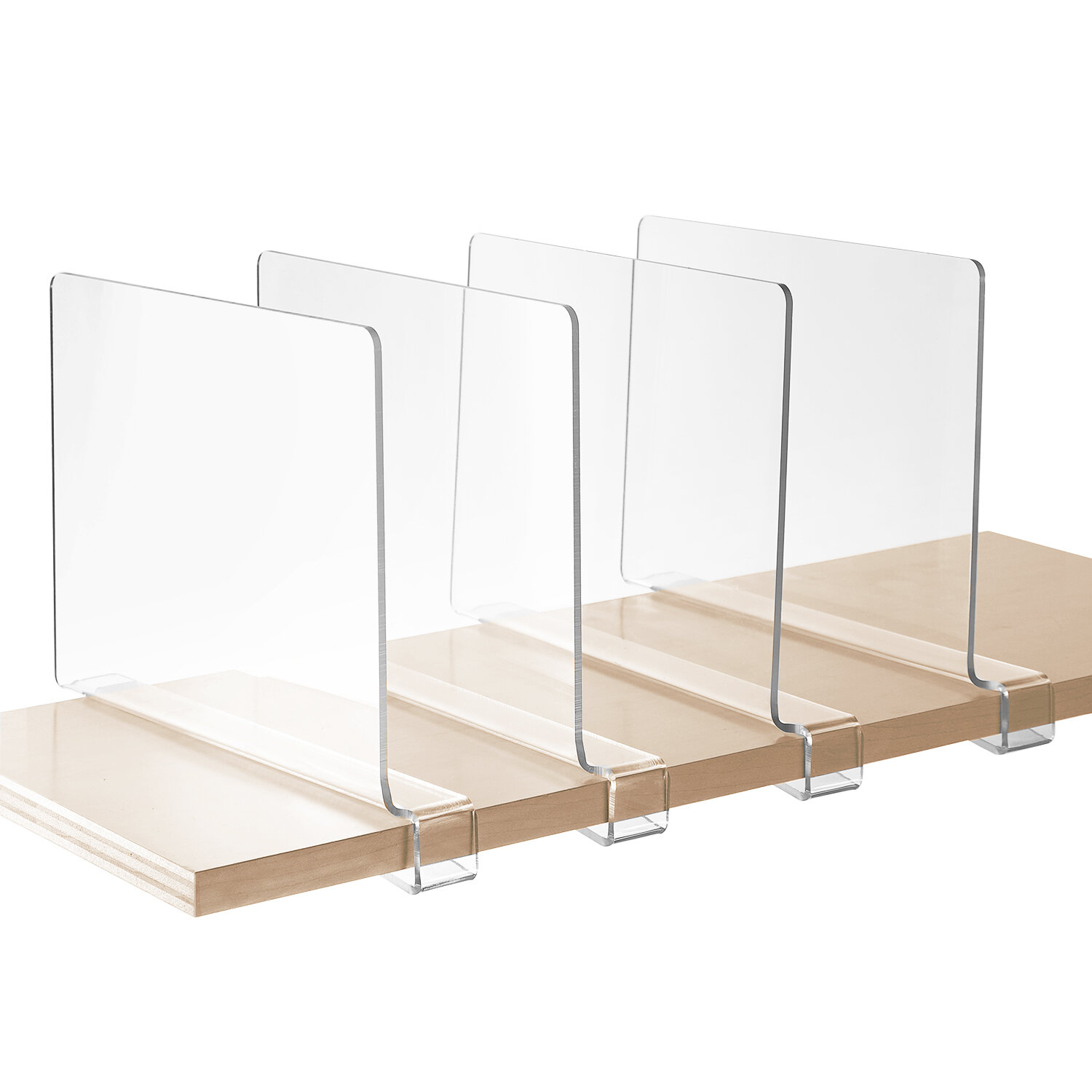 Acrylic Shelf Dividers for Closets