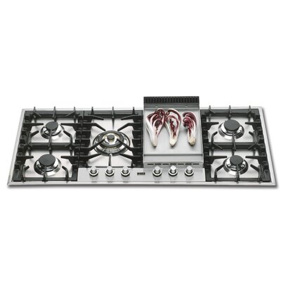 46 Gas Cooktop With 6 Burners Ilve Gas Type Natural Gas