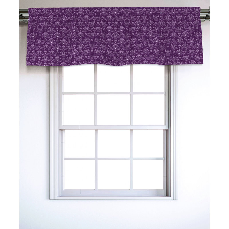 East Urban Home Eggplant 54 Window Valance Wayfair