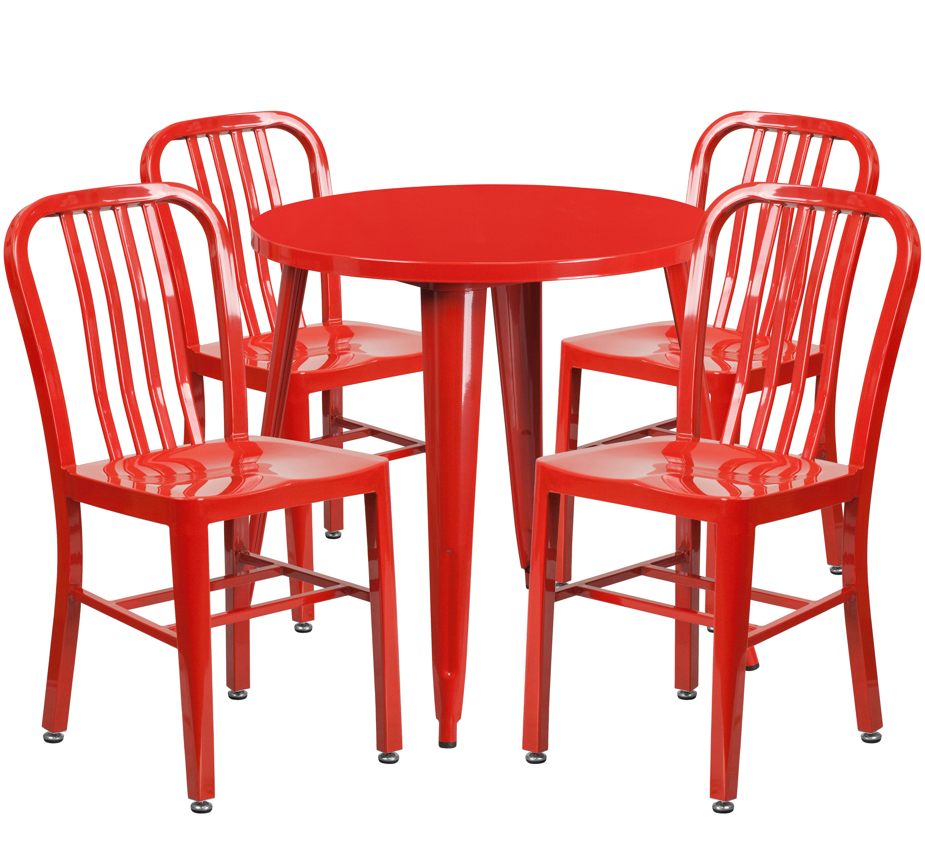 Latitude Run Claxton Indoor Outdoor 5 Piece Dining Set Wayfair