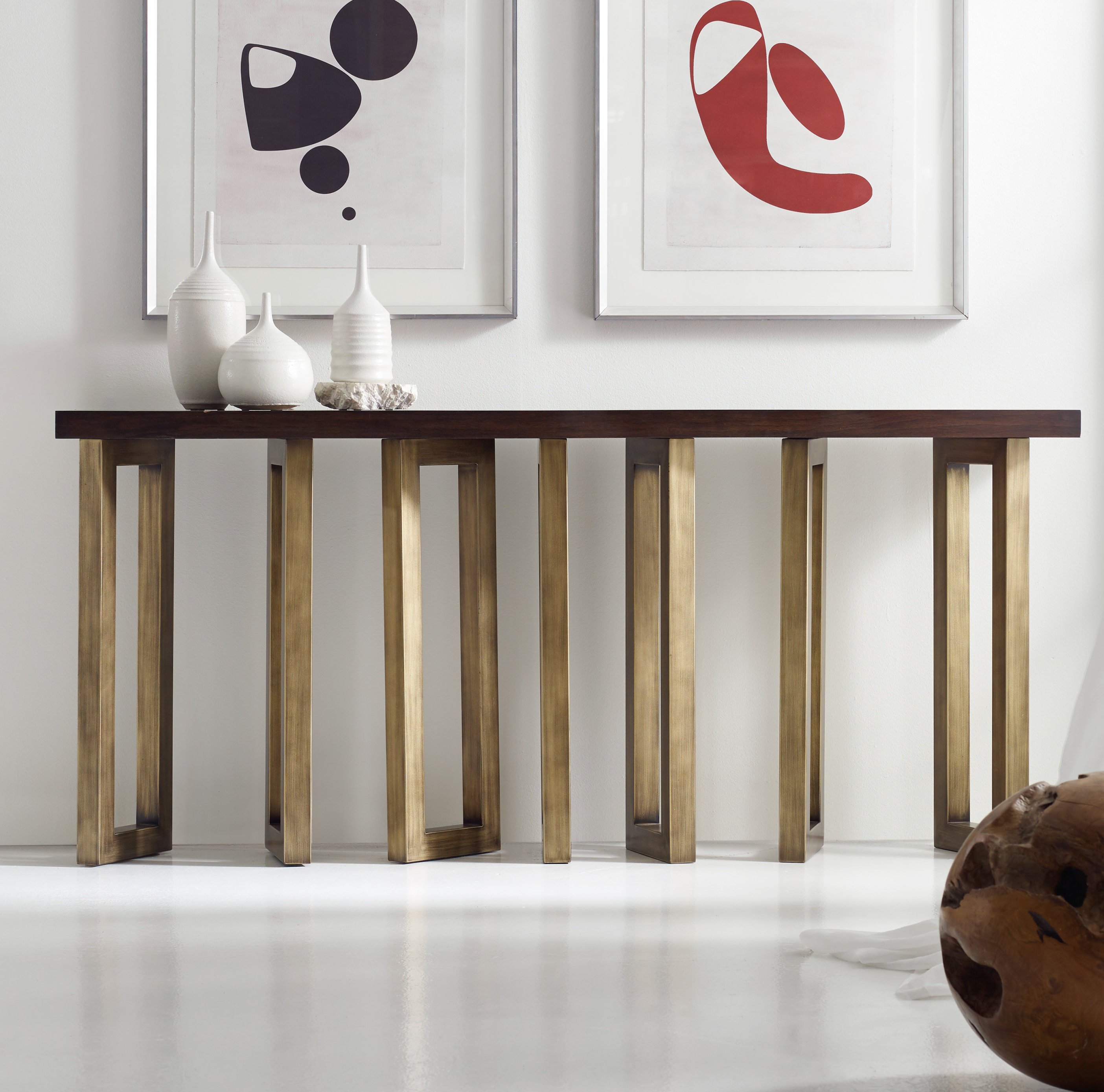 Melange Connelly Hall Console Table