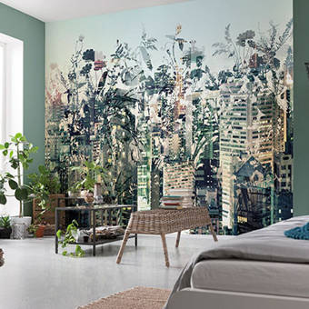 Ebern Designs Wilhelm Urban Jungle 145 X 100 Wall Mural Wayfair