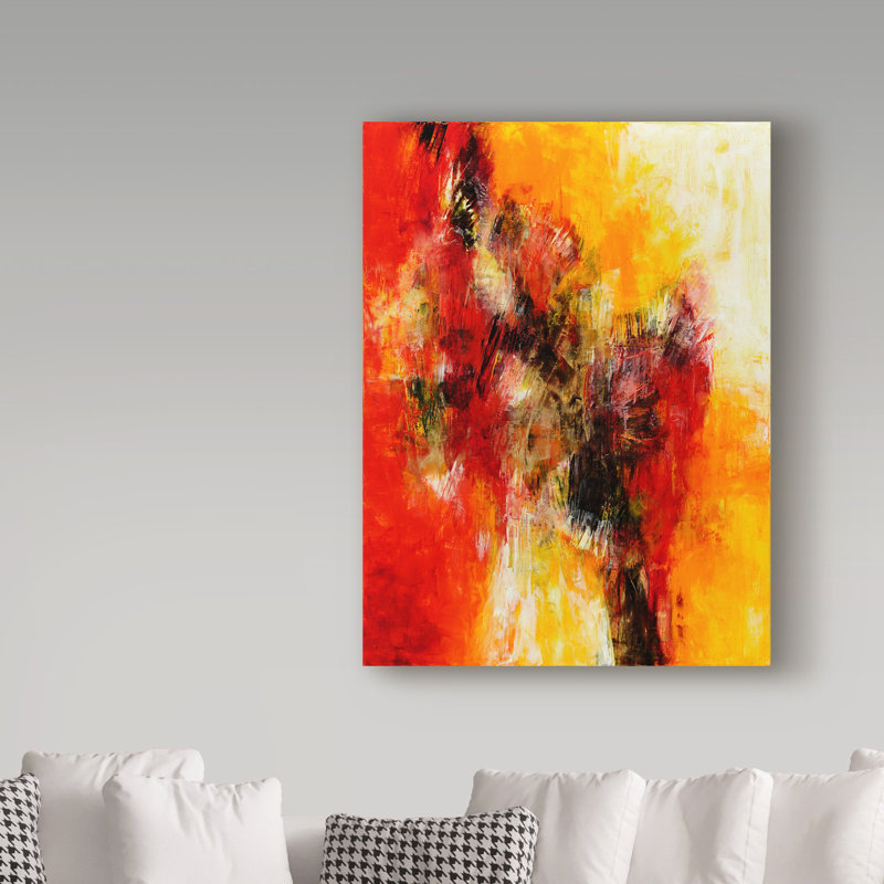 Trademark Art In The Company Of Angels Acrylic Painting Print On