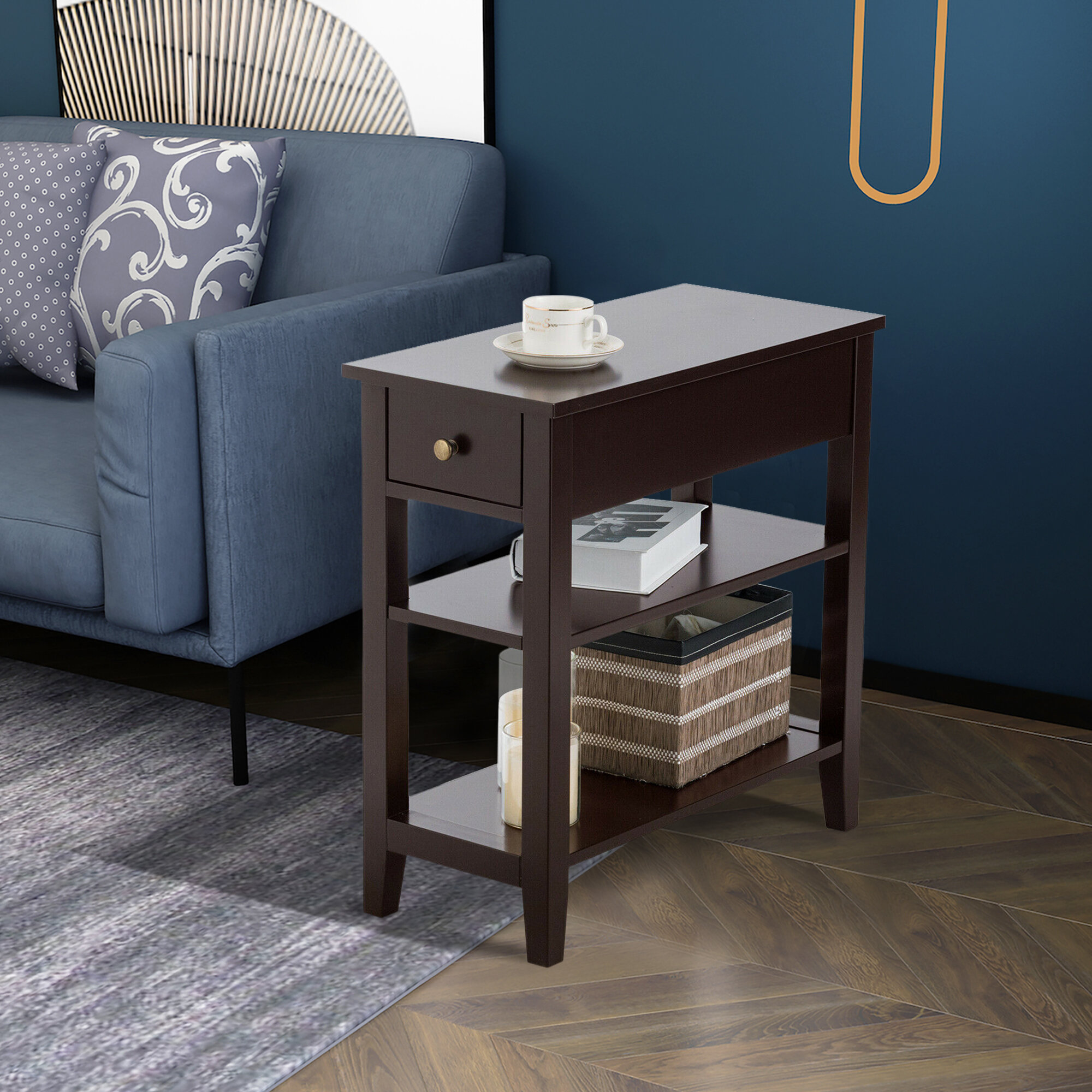 tall coffee table with storage