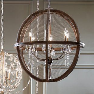 Large Globe Chandelier Wayfair Rosemont 6 Light Globe Chandelier