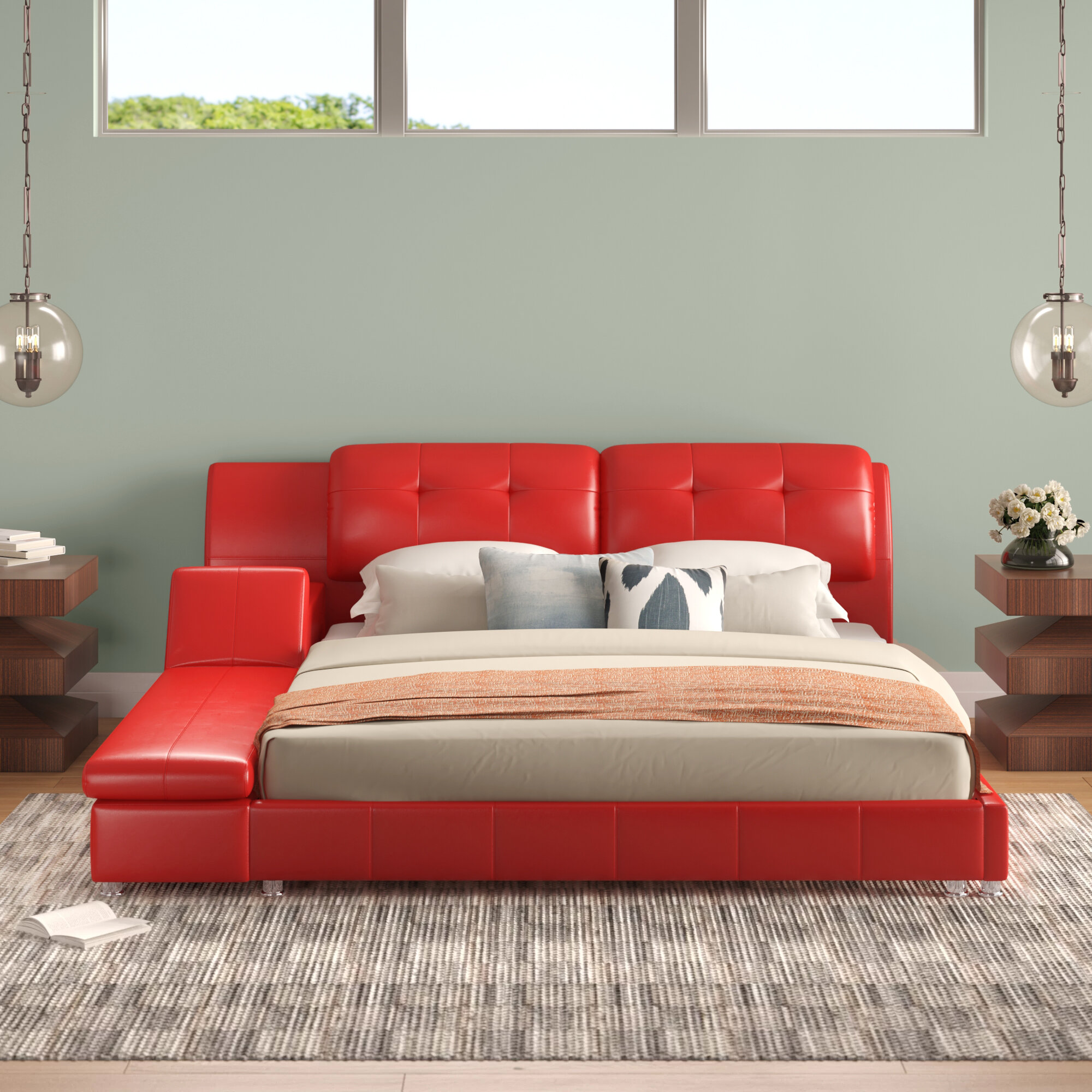 King Size Red Beds You Ll Love In 2021 Wayfair