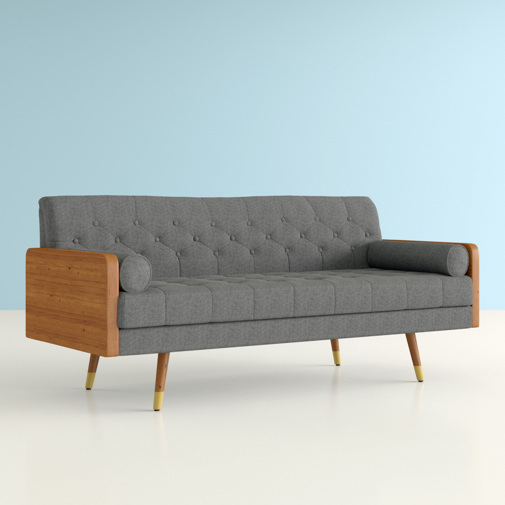 Bel-Air 72.25” Square Arm Sofa