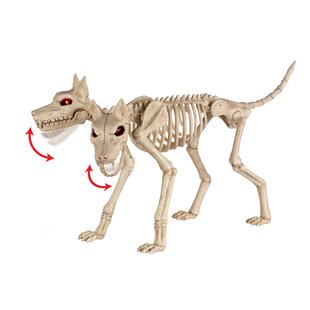 Home Accents Halloween 26  Animated Skeleton Greyhound with LED Illuminated Eyes 