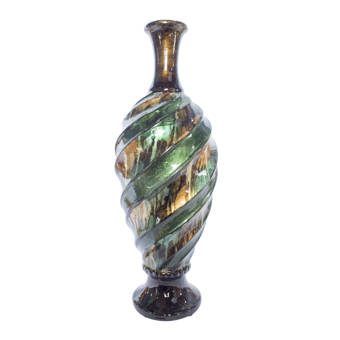 World Menagerie Gilda Round Water Floor Vase Reviews Wayfair