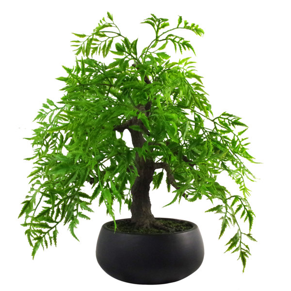 Bloomsbury Market 50cm Artificial Bonsai Plant In Pot Liner Wayfair Co Uk