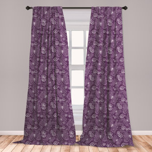 Plum Curtains Wayfair