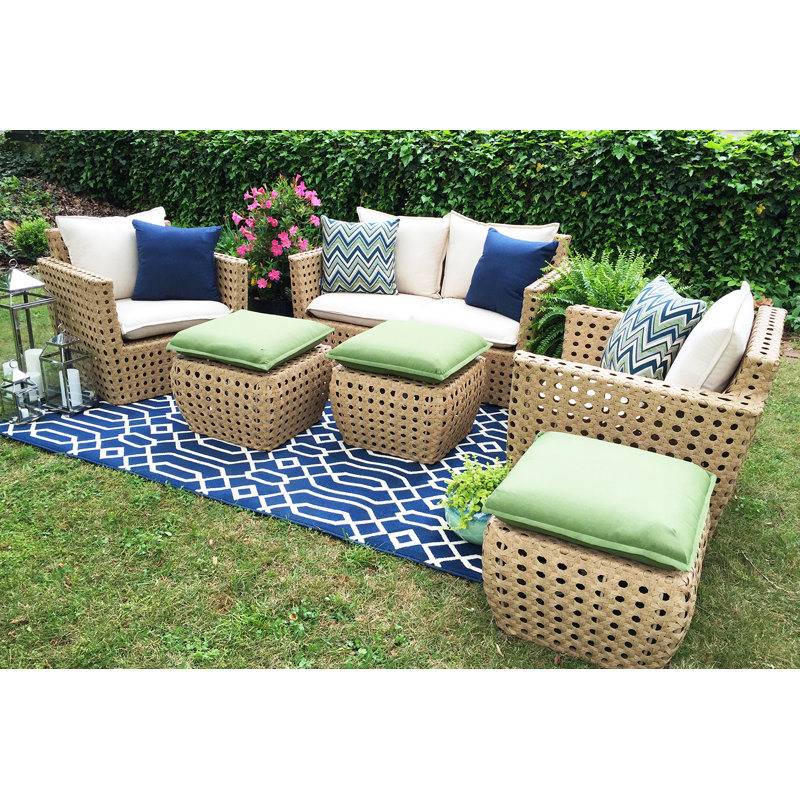 Ae Outdoor Bethany 6 Piece Sunbrella Sofa Set With Cushions Ae Outdoor Bethany 6 Piece Sunbrella Sofa Set With Cushions Reviews Wayfair
