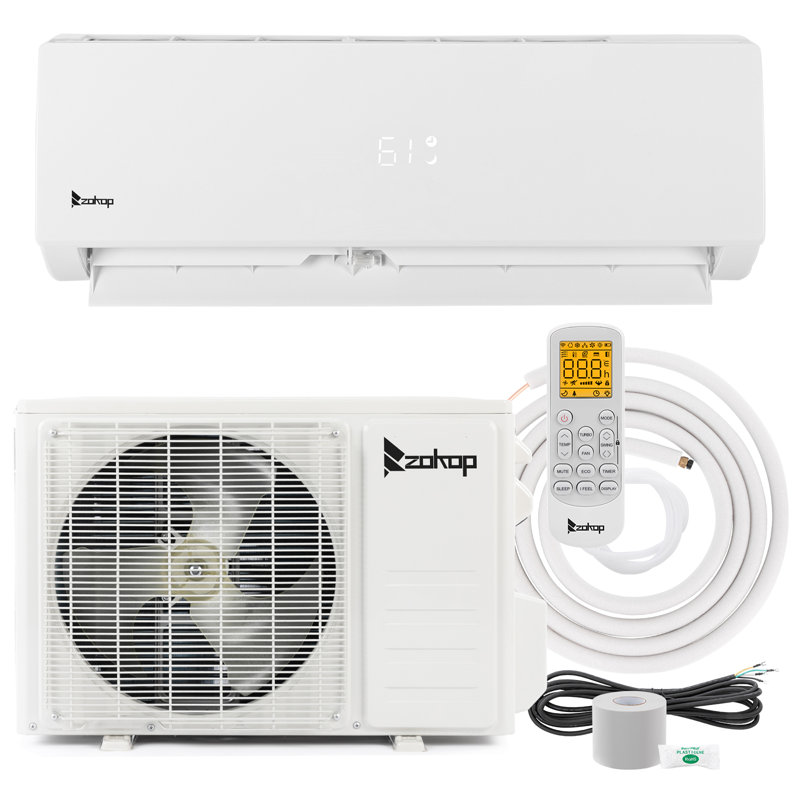 Winado 12500 BTU Ductless Mini Split Air Conditioner for 750 Square ...