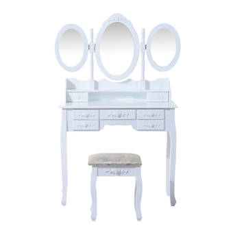Merax Vanity Set With Mirror Reviews Wayfair Ca