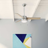 Brushed Gold Ceiling Fan Wayfair Get the best deals on ceiling fans with light. brushed gold ceiling fan wayfair