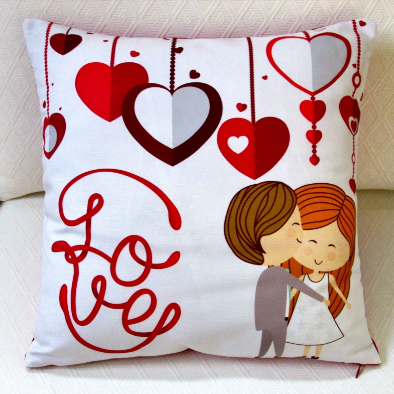 pillow valentine's day