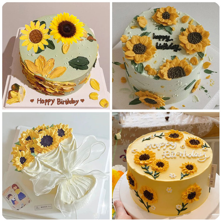 DIY Sunflower Silicone Fondant Mold Candy Cake Chocolate Decorating Baking Mould