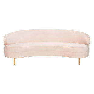 baby pink sofa