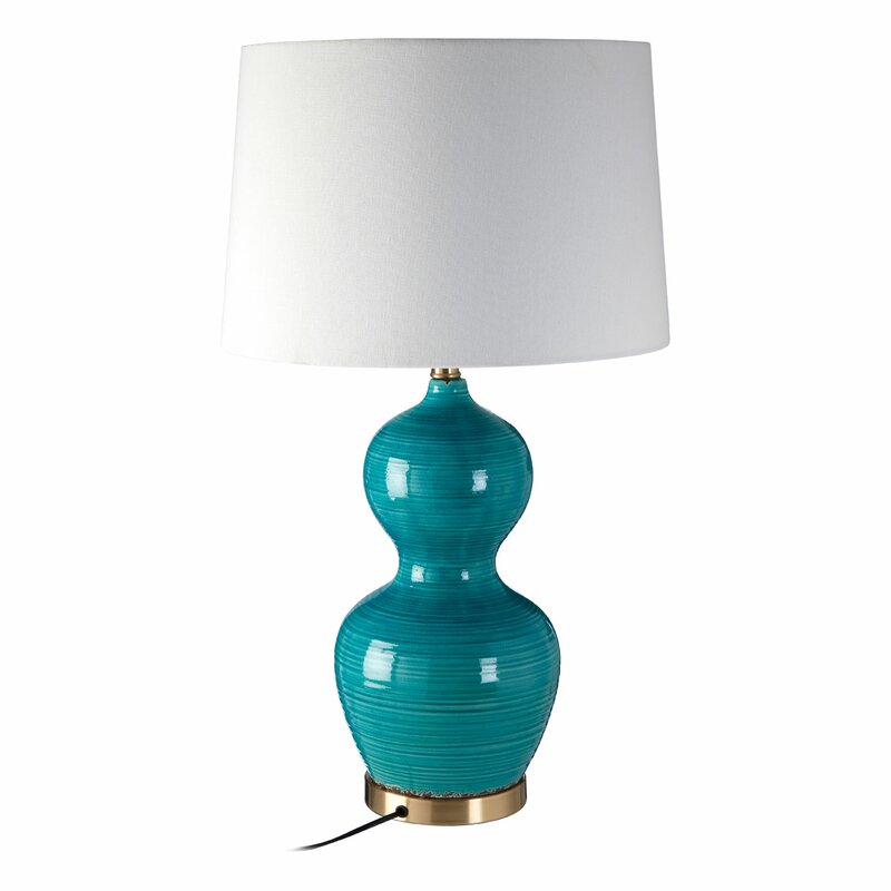 teal table lamps uk