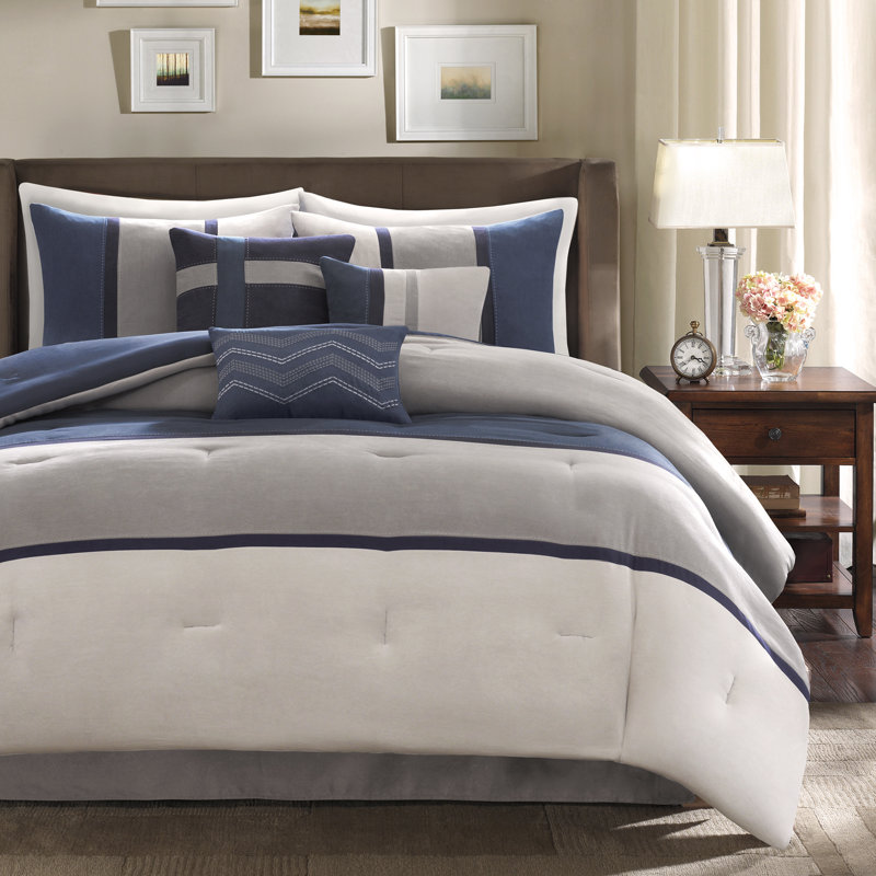 Andover Mills Dora Reversible Comforter Set Reviews Wayfair