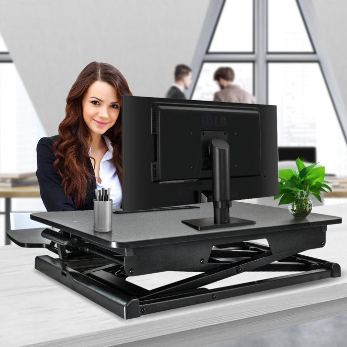 Symple Stuff Wimbish Adjustable Work Station Standing Desk