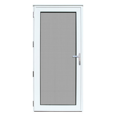 Mesthec Single Recessed Mount Ultimate Storm Door Titan Security Doors