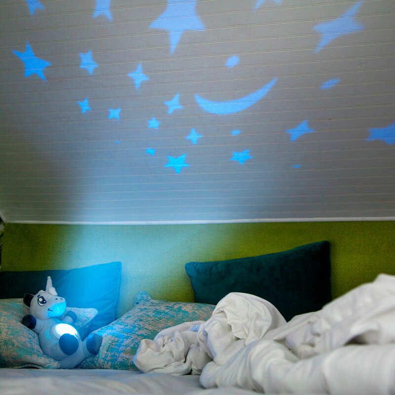 stuffed animal that projects stars on ceiling