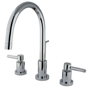 Concord Double Handle Single Hole Widespread Bathroom Faucet